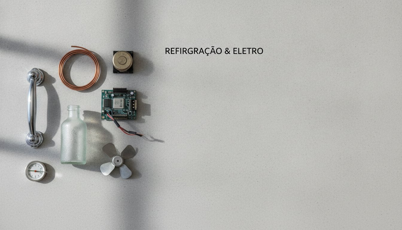 Técnico com ferramentas nas mãos analisando o painel traseiro aberto de uma máquina de lavar branca.